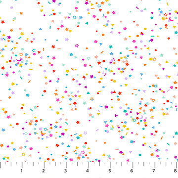 Dovetail - Sprinkles - Multi - White