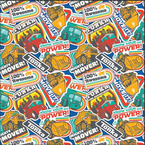 Tonka Trucks - Tonka Stickers Overlap