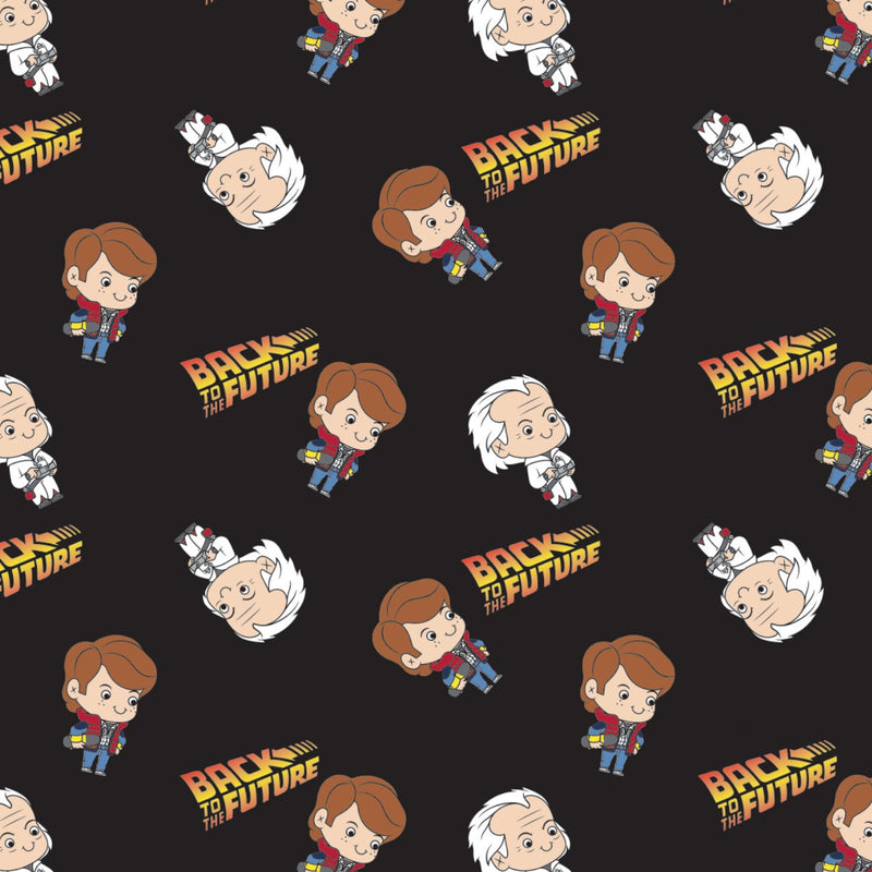 Back to the Future - Marty & Doc - Black