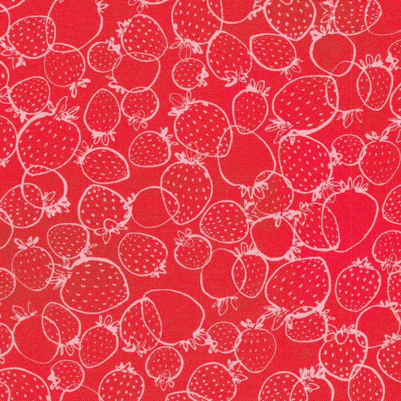 Strawberry Season - Strawberry Tonal - Red