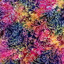 3 Metre Bundle - Eggplant Batik