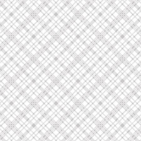 Whiteout - Bias Plaid -  White on White