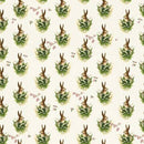 Springtime - Rabbits - Cream