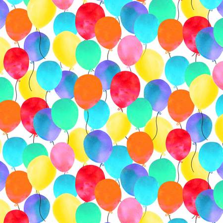 Party Animal - Balloons - White