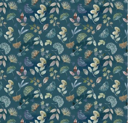 Mood Garden - Pressed Leaves - Teal