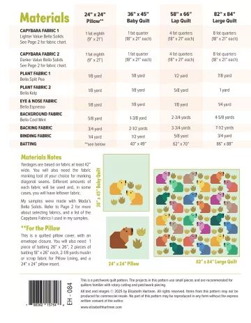 Capybara Club Pattern