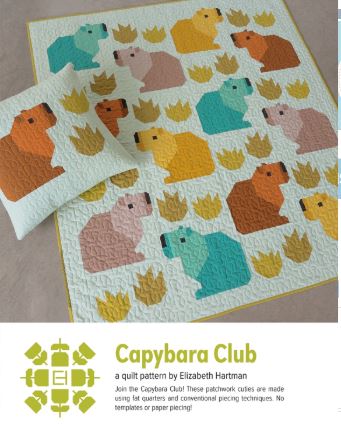 Capybara Club Pattern
