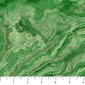 Tranquil Waters - Wave Texture - Green