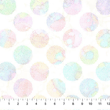 Dragonfly Dance - Dots - White Multi