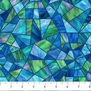 Risen - Stained Glass - Blue