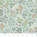 Woodland Heart - Floral - Blue