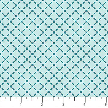 Night Owl FLANNEL - Quilty - Aqua