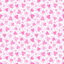 Playtime Flannel - Hearts - Pink FLANNEL