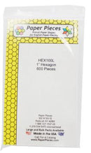 English Paper Pieces - 1" Hexagons (600)