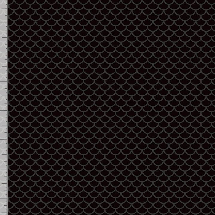Blackout - Mermaid Scales -  Black