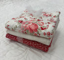 3 Metre Bundle - Petals and Polka Dots - Rouge