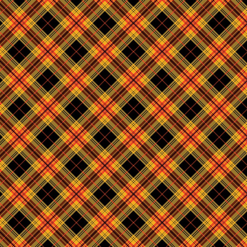 Cider House - Autumn Plaid - Black/Russet