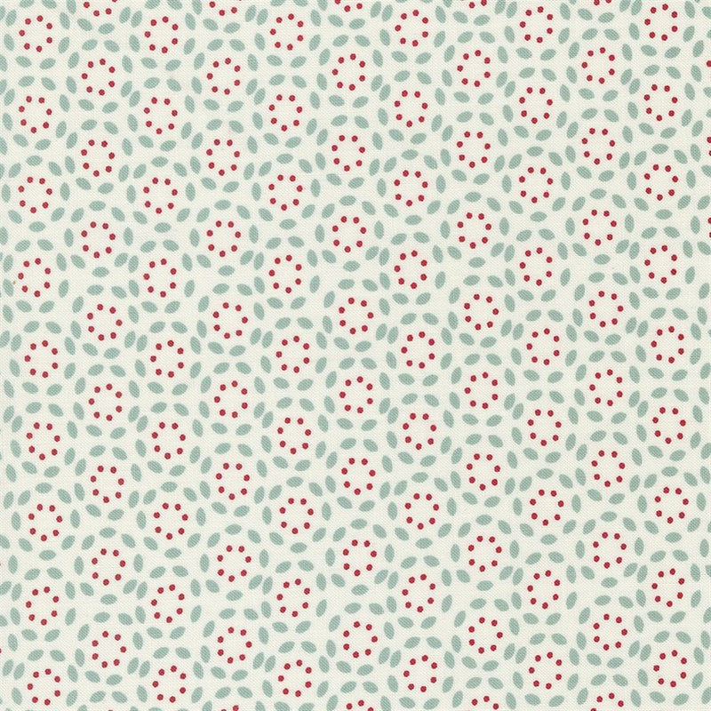 Vintage - Petal Wreath - Aqua