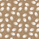 White Christmas - Santa - Tan