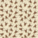 White Christmas - Reindeer - Cream