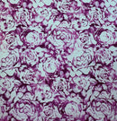 Daphne - Textured Roses - Purple/White