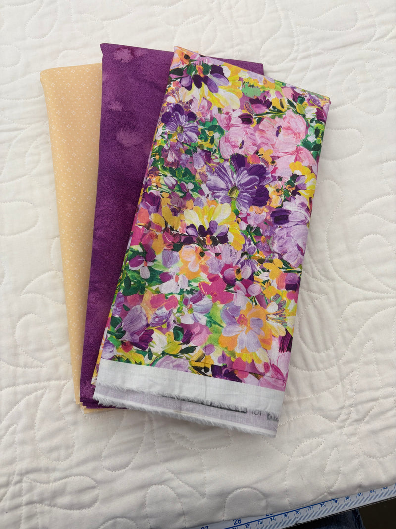 3 Metre Bundle - Painterly Petals