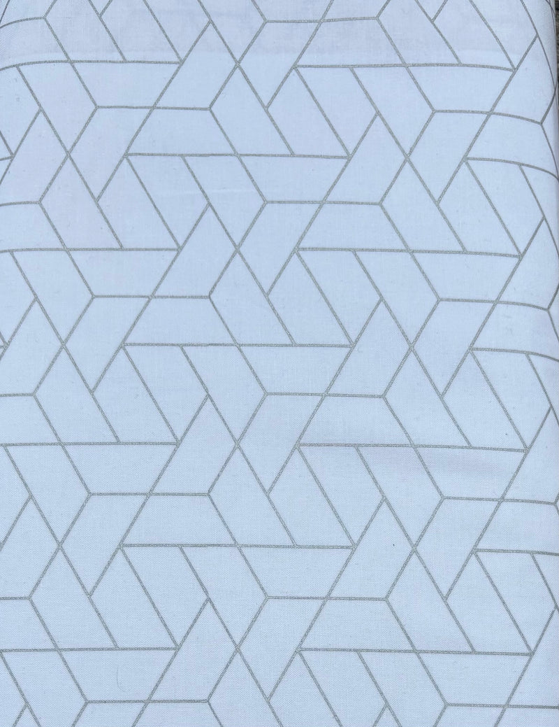 Mixology Luxe - Geo - White/Silver