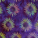 Batik by Mirah - Sunflowers - Purple