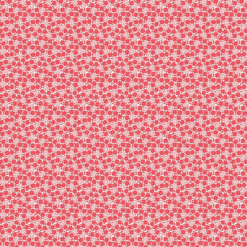 Nana Mae 7 - Floral Cluster - Coral
