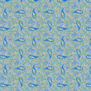 Nana Mae 7 - Paisley - Blue