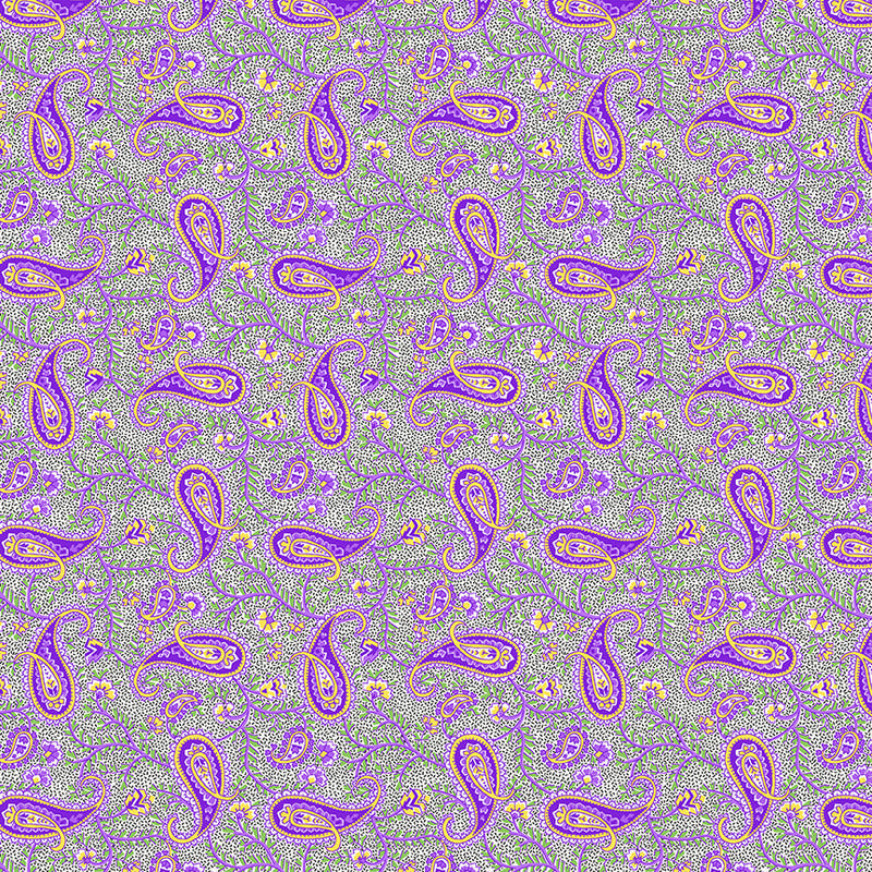 Nana Mae 7 - Paisley - Purple