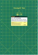 Cutting Mat Omnigrid Green with Yellow Grid 12in x 18in