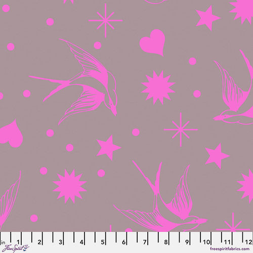 Tula Pink - Neon True Colors - Neon Fairy Flakes - Mystic