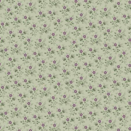 Vivienne - Ditsy Floral - Purple/Green