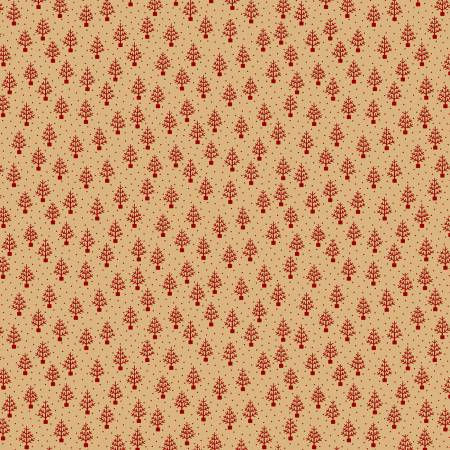 Judie's Feather Trees - Tan - Red
