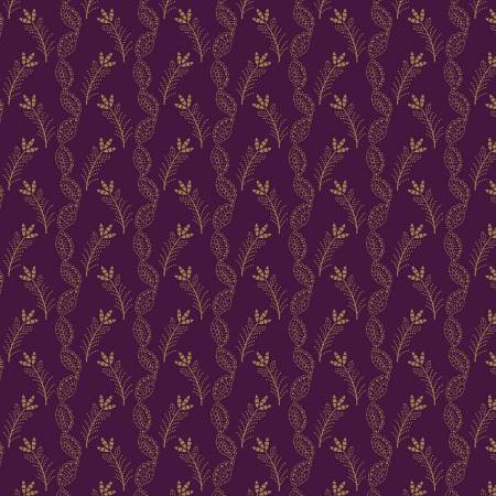I Love Purple - Leaf Fronds - Purple
