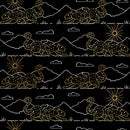 Reign - Crouching Cat - Black