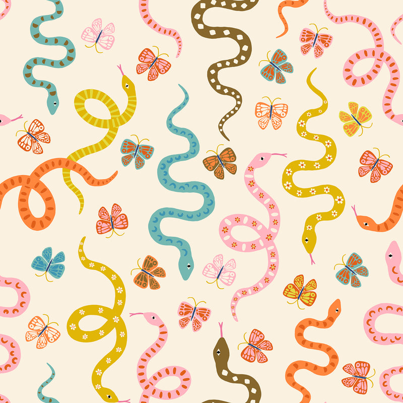 Ooh Lucky Lucky - Snakes - Cream
