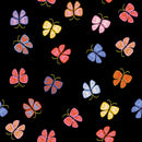 Ooh Lucky Lucky - Butterflies - Black