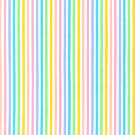 Cozy Cotton FLANNEL - Stripes - Pastel