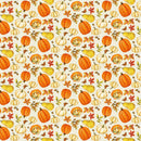 Turkey Talk - Pumpkins on Beige