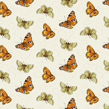 Turkey Talk - Butterflies on Cream