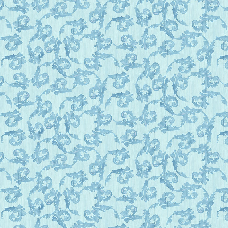 Tweets and Treats -  Scrolls - Blue