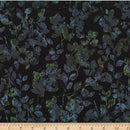 Bali Batik - Leaves - Blacklight