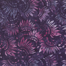 Batavian Batiks - Leaf Wave - Purple