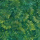 Batavian Batiks - Leaf Wave - Green