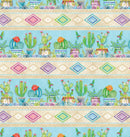 Humming Along - Cactus Border Stripe