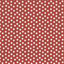 Basic Dots - White on Red
