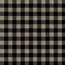Lake Adventure - Plaid - Taupe/Black