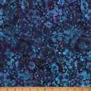 Bali Batik -  Packed Floral - Iris